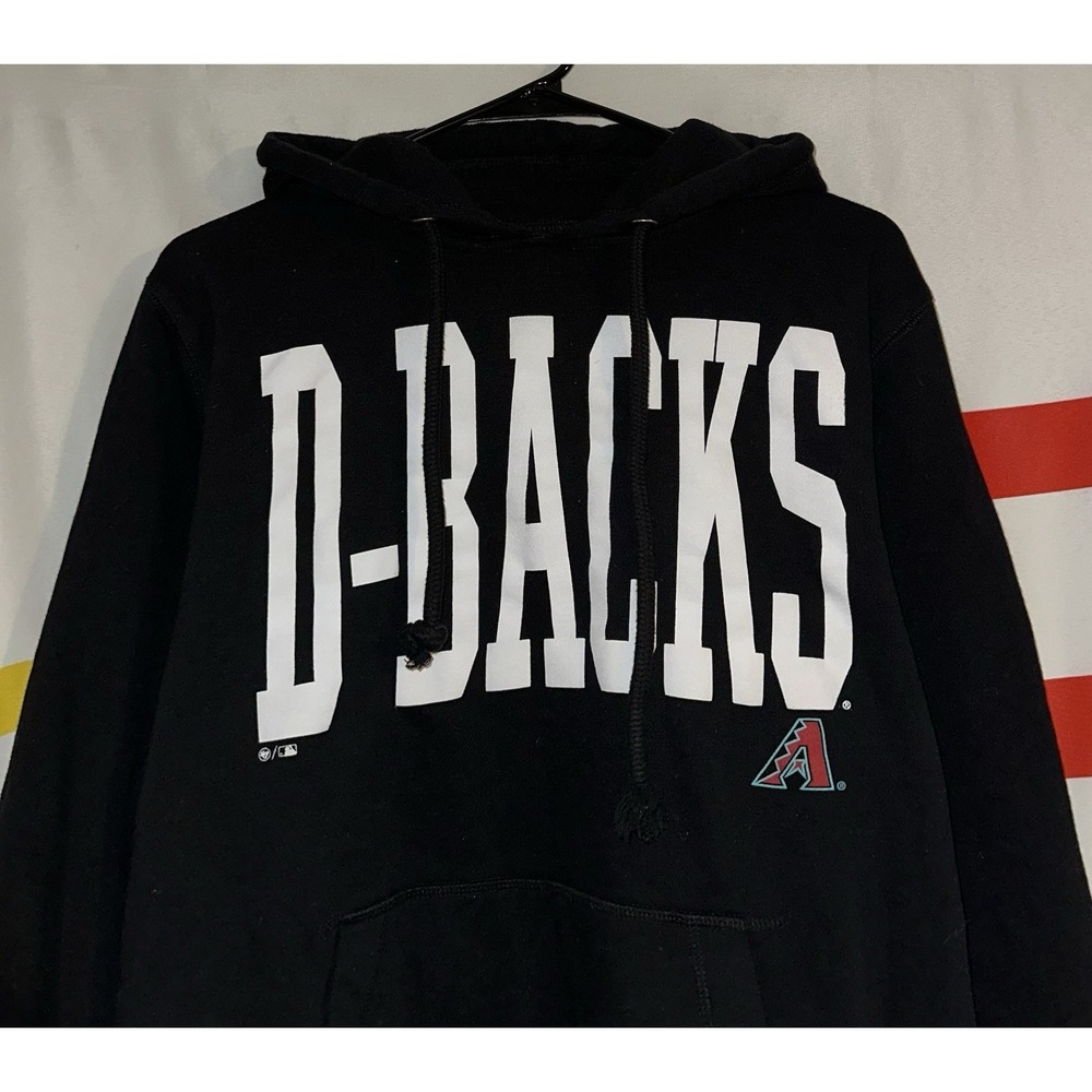47 Brand Arizona Diamondbacks Hoodie Small Black MLB Baseball Sweatshirt - Picture 2 of 6